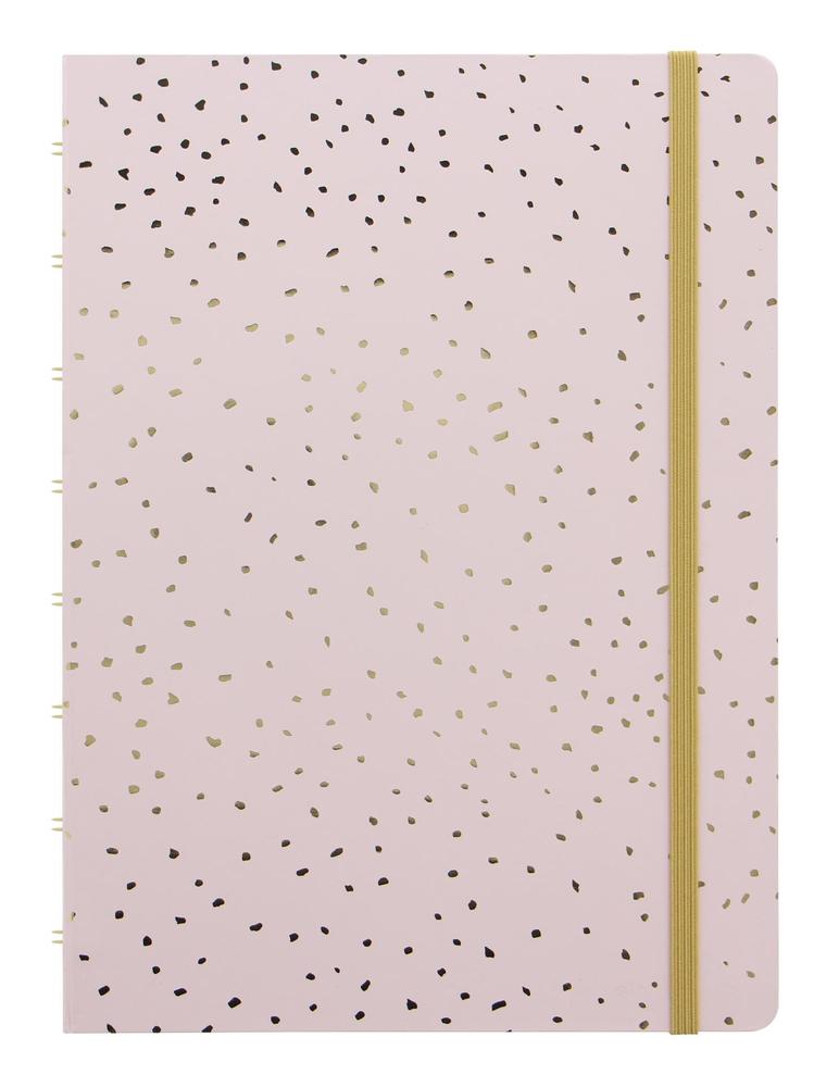 Filofax zápisník Notebook Confetti A5, Rose Quartz