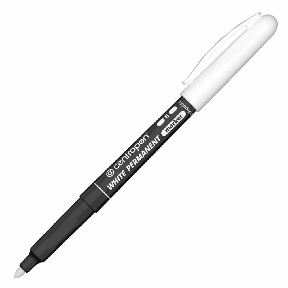 Centropen popisovač 2687 Permanent WHITE