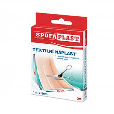 Textilní elastická náplast 8 cm x 1m