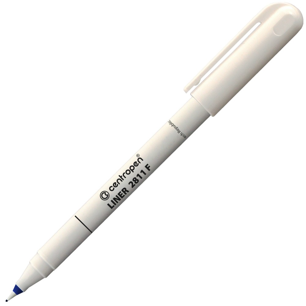 Centropen popisovač/liner 2811 F modrý