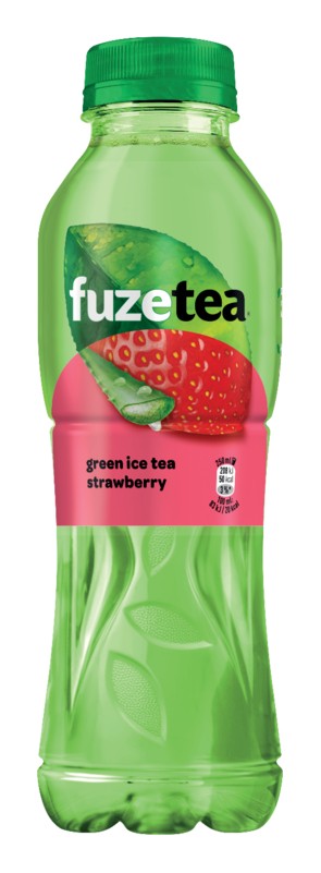 Čaj ledový Nestea/Fuze zelený malina/jahoda 0,5 l