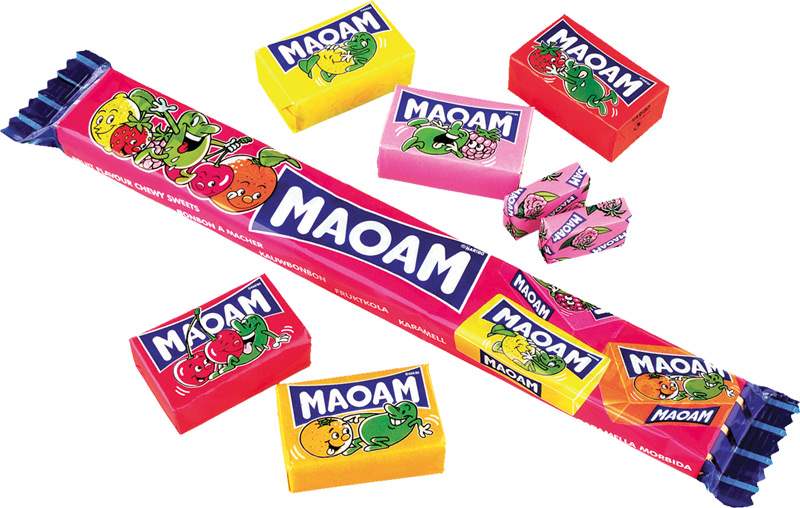 Bonbóny MAOAM ovocné kostky 110 g