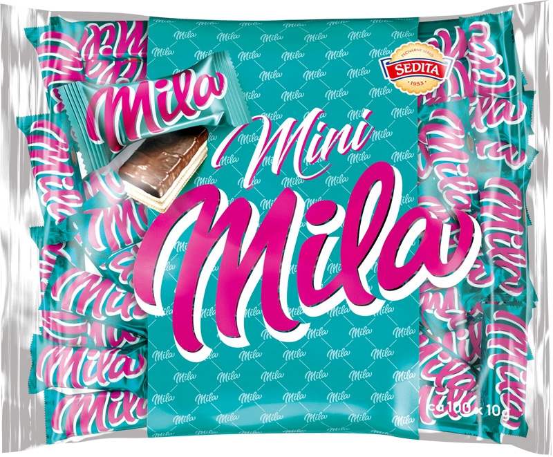 Oplatka Mila Sedita mini 1kg (100x10g)