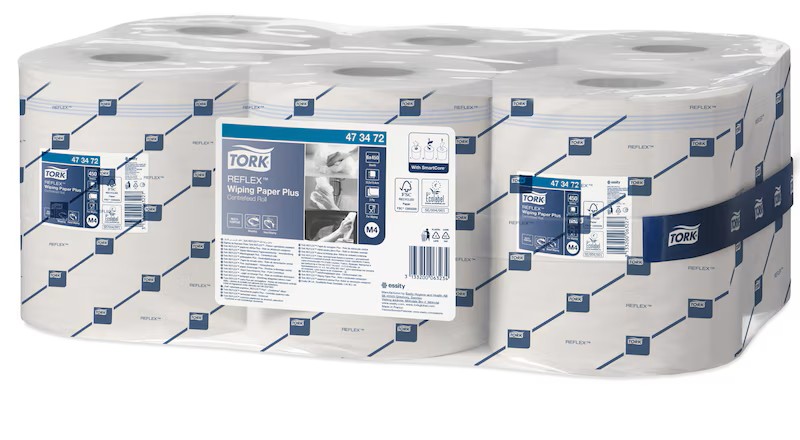 Tork papírové utěrky na roli se středovým odvíjením Reflex™ 473472 2-vrstvé, návin 150 m / 6 rolí