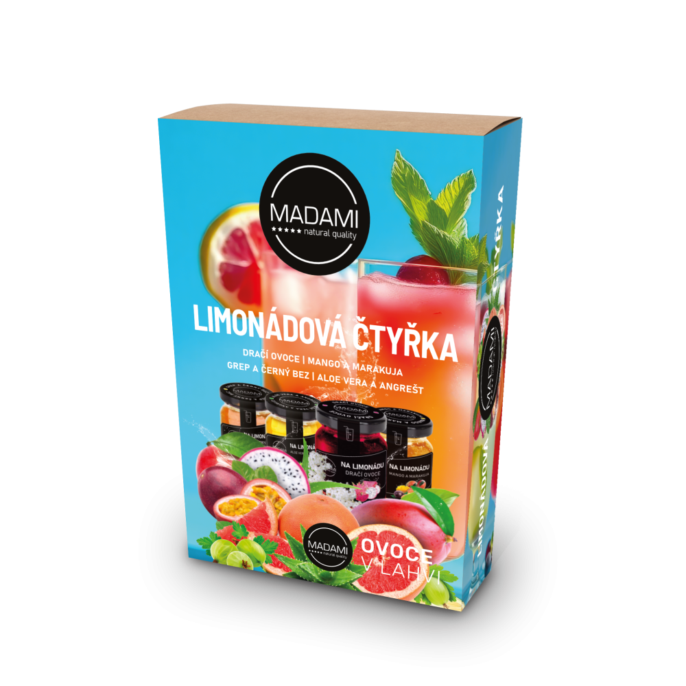 Dárková potravinová krabička Limonádová čtyřka