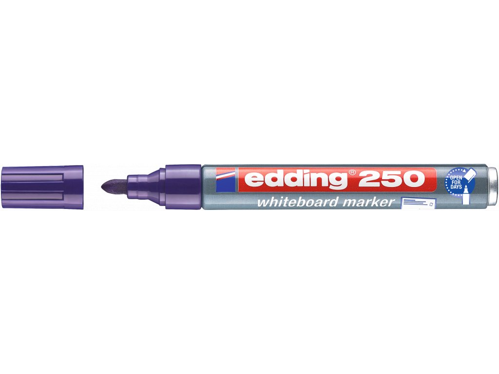 Edding 250 popisovač na bílé tabule fialový 1,5 - 3 mm