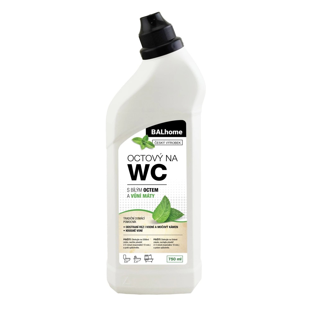 BALhome octový čistič na WC 750ml s vůní máty