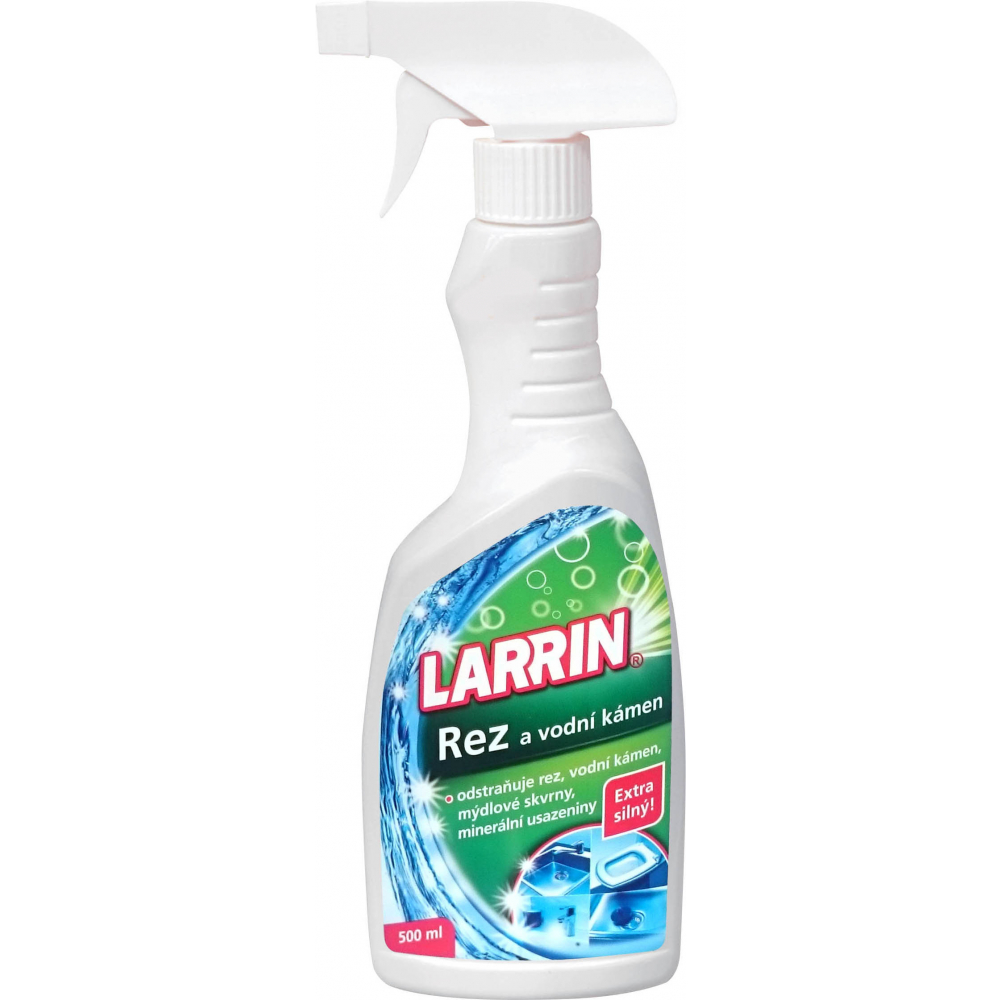 LARRIN čistič na rez a vodní kámen s rozprašovačem 500ml (extra silný)