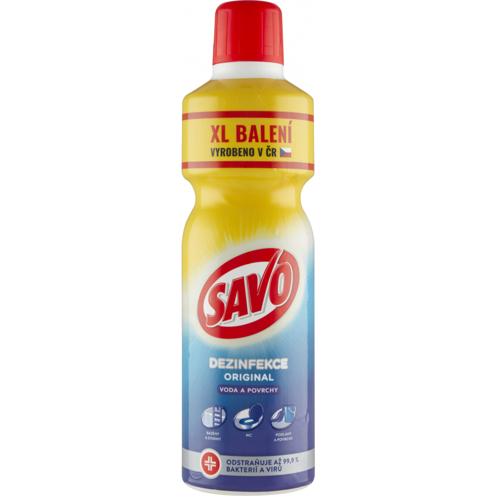 SAVO original 1,2 l chlórová dezinfekce
