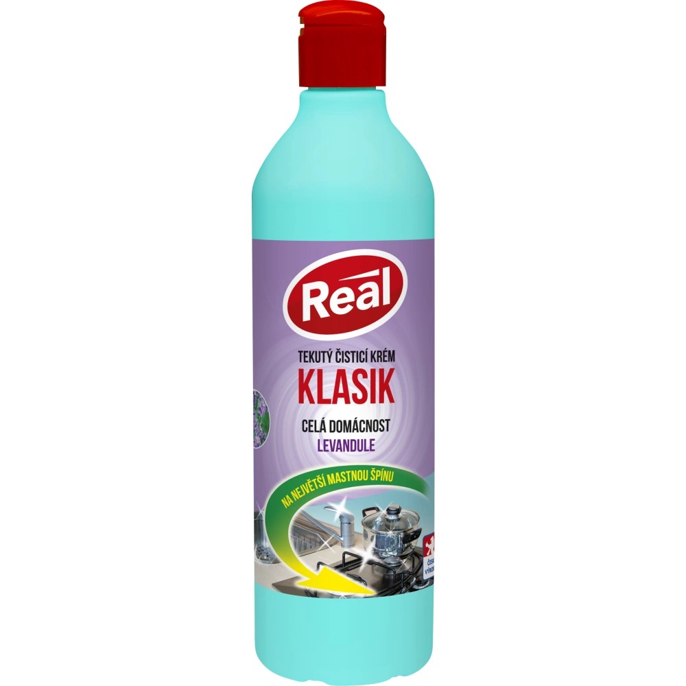 REAL tekutý písek 600ml levandule