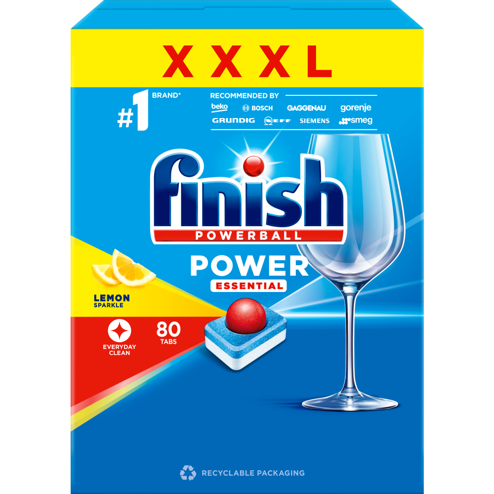 FINISH tablety do myčky All in 1 80 ks Power Essentials Lemon