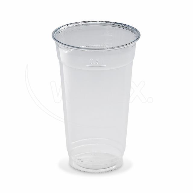Kelímek (rPET) čirý O95mm 0,5L / 50 ks