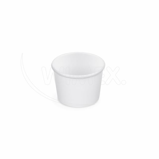 Miska papírová bílá O75mm 125ml /50 ks na zmrzlinu