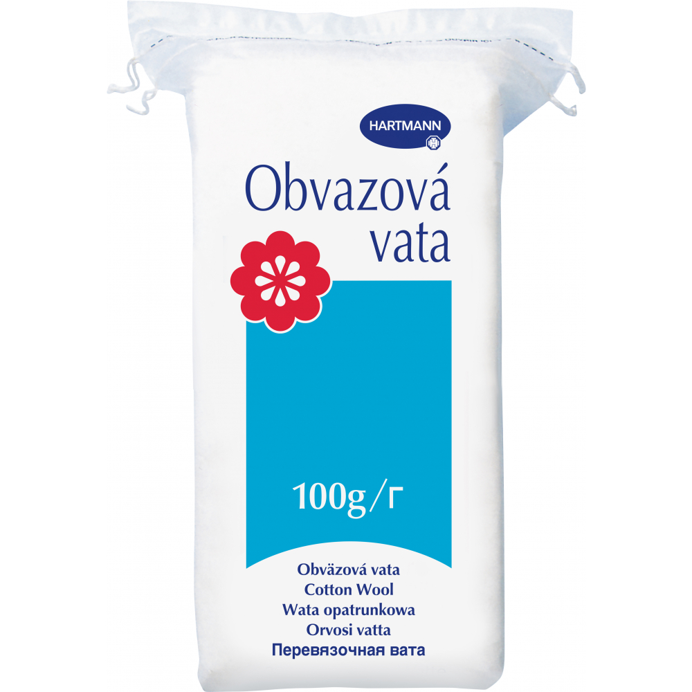 Vata obvazová bavlna 100g