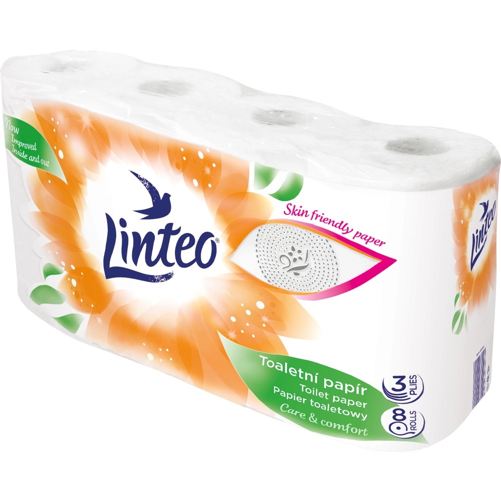 Papír tolaetní LINTEO satin 3-vrstvý / 8 rolí