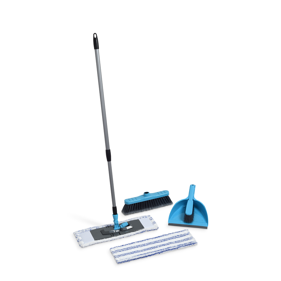 Úklidová souprava Spontex smeták, mop, návlek na mop, tyč ,smetáček, lopatka