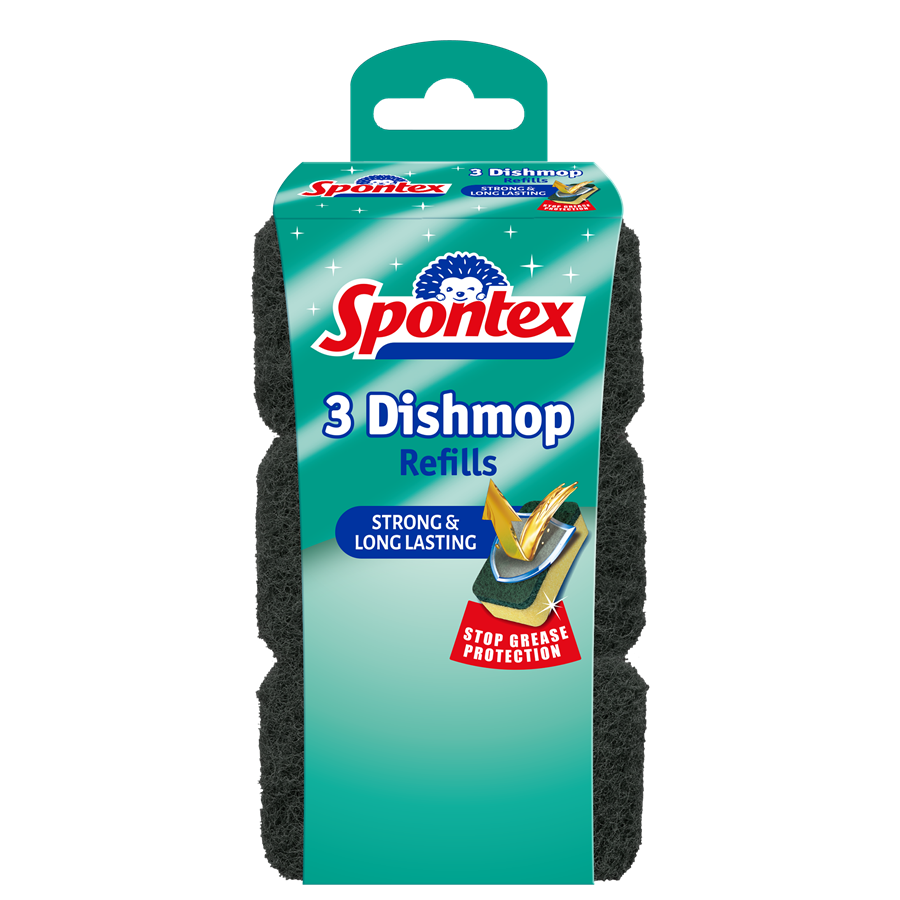 Spontex Dishmop General Purpose houbička náhrada, 3 ks