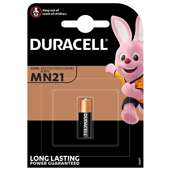 Baterie alkalická Duracell A23/MN21/23A / 1 ks