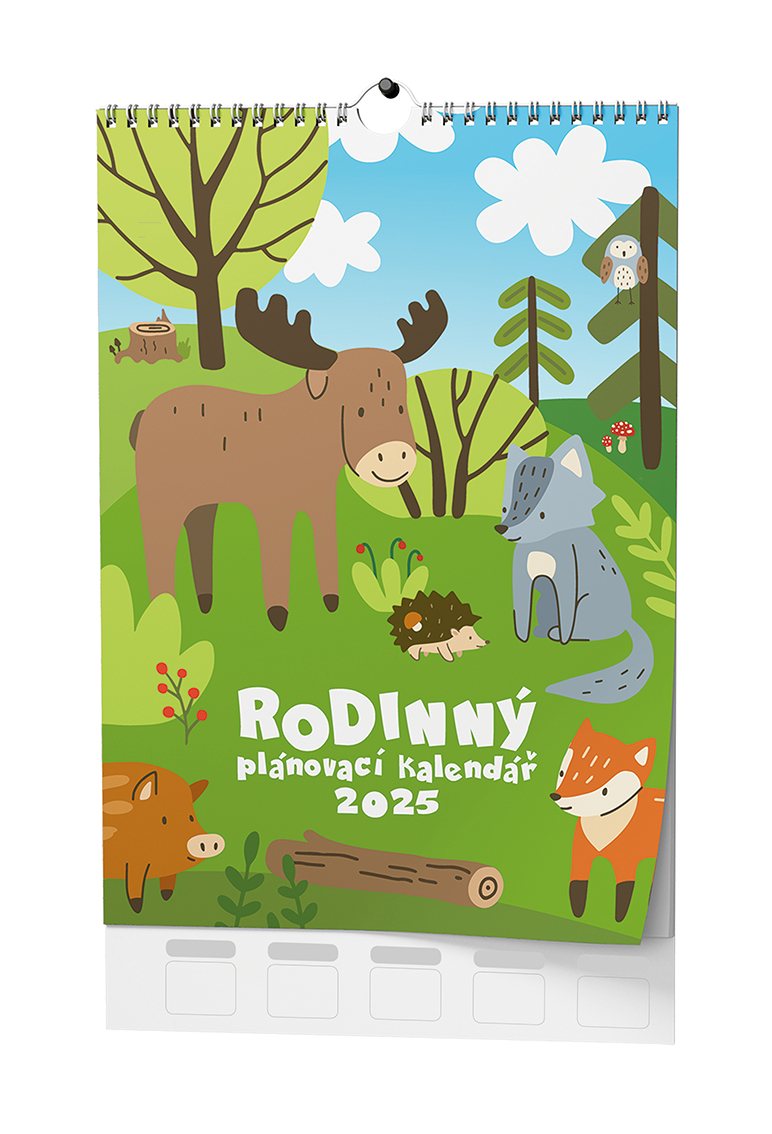 Kalendář nástěnný A3 Rodinný