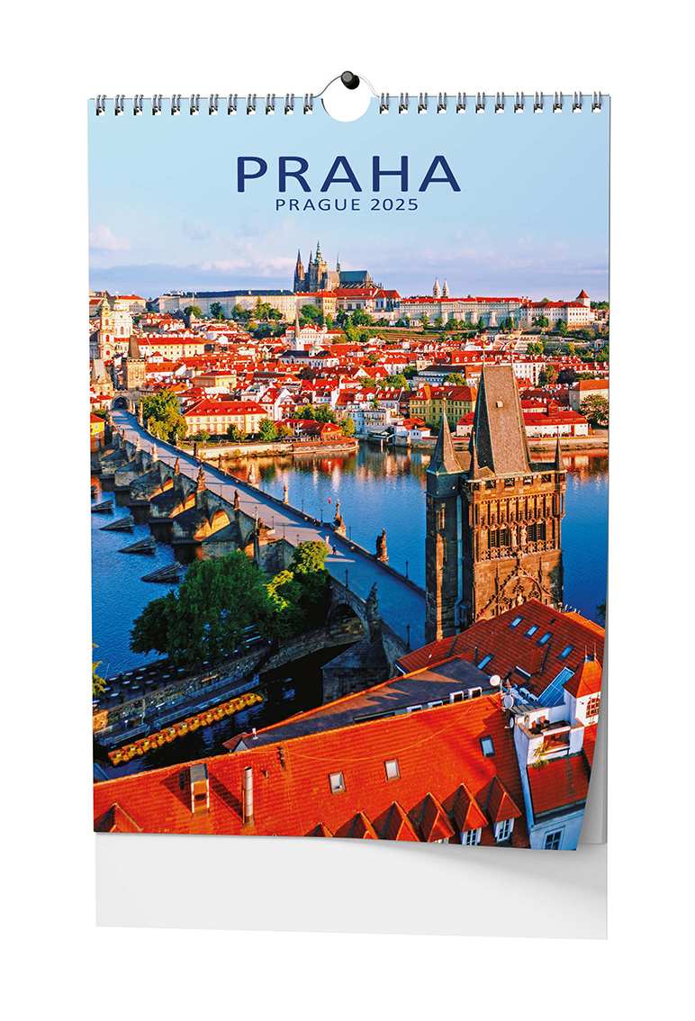 Kalendář nástěnný A3 Praha