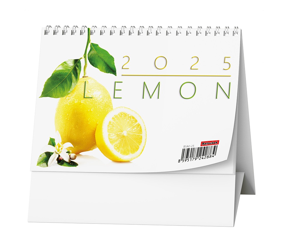 Kalendář stolní pracovní Lemon