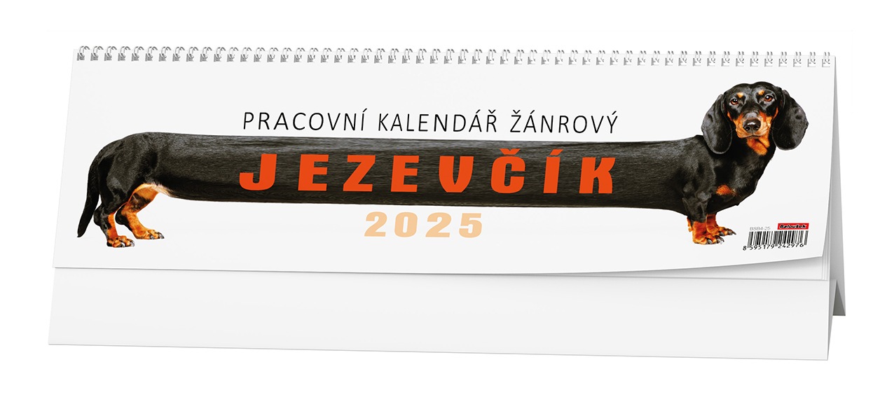 Kalendář stolní pracovní Jezevčík