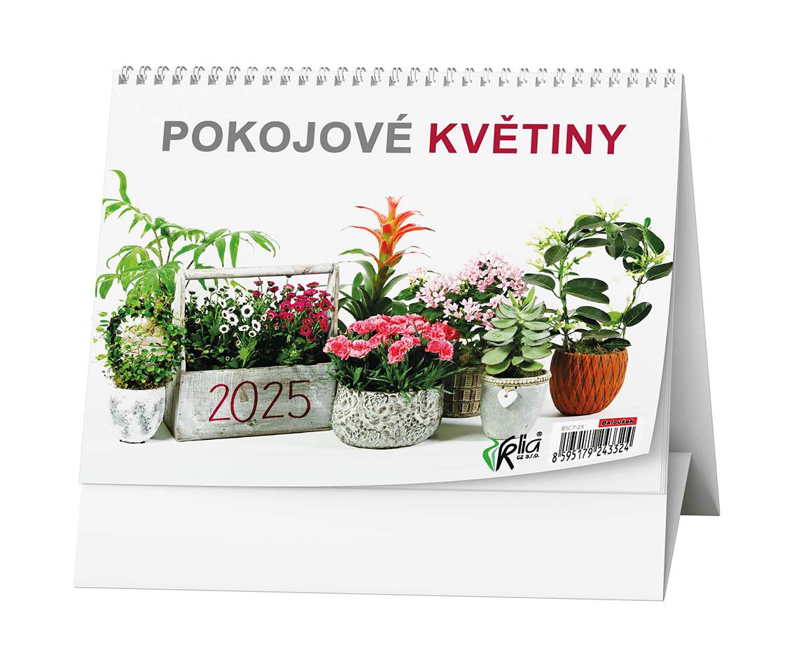 Kalendář stolní žánr. týd. Pokojové květiny