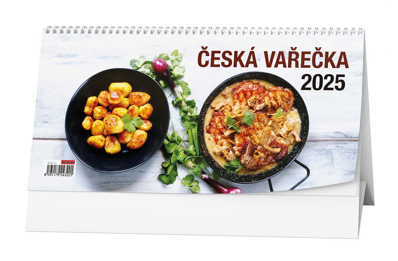 Kalendář stolní žánr. 14 dní Česká vařečka