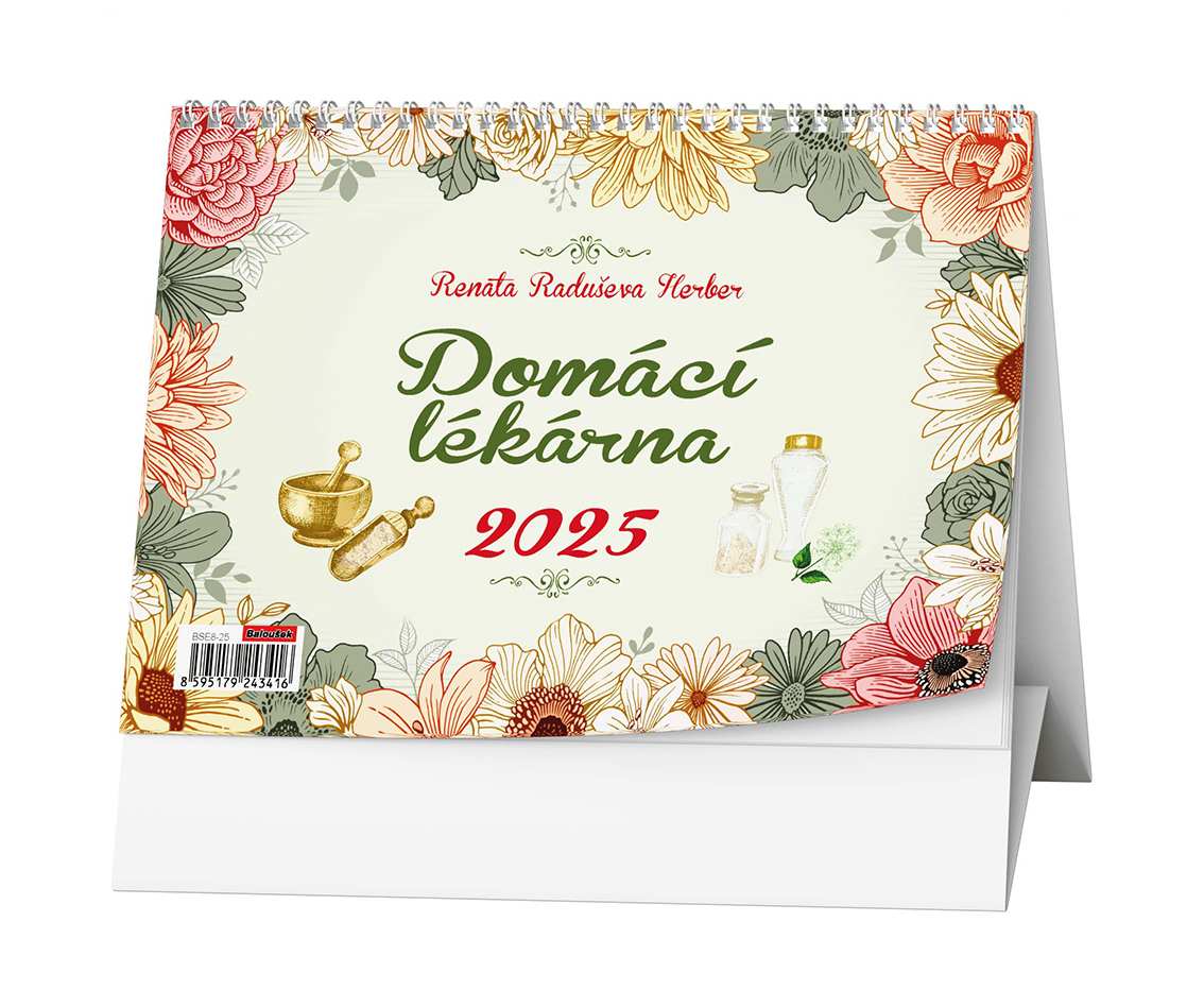 Kalendář stolní žánr. týd. domácí lékárna Renaty Herber