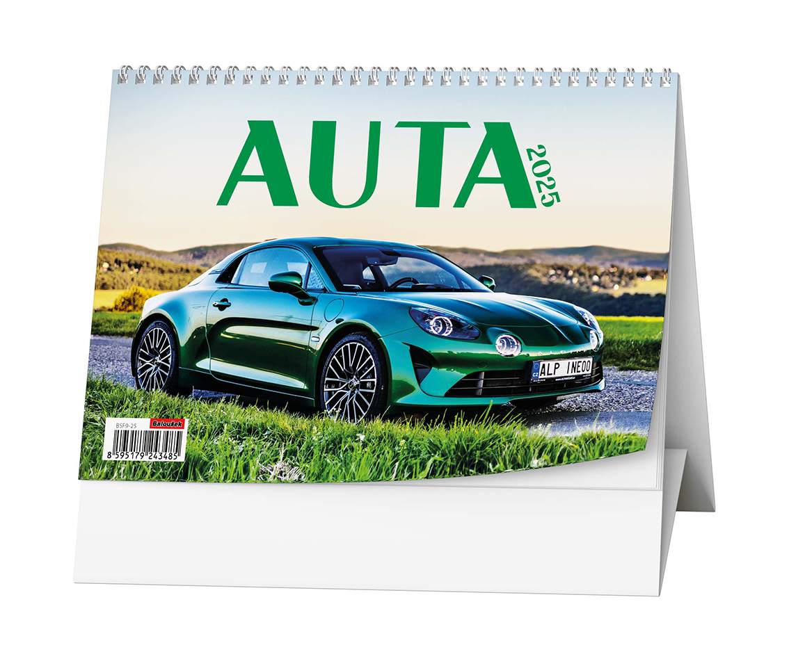 Kalendář stolní žánr. týd. Auta - autotip