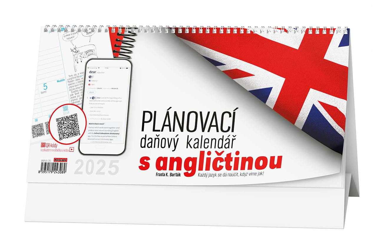 Kalendář stolní pracovní Business I. s angličtinou
