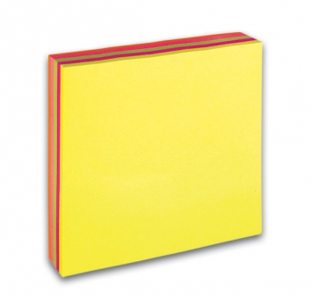 Blok samolepicí Concorde neon 76 x 76 mm, 5 x 40 listů