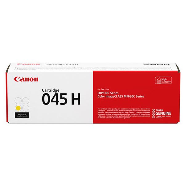 Canon originální toner 045HY, yellow(žlutá), 2200 stran