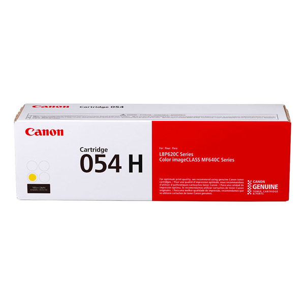 Canon originální toner 054HY, yellow(žlutá), 2300 stran