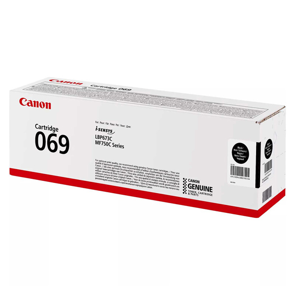 Canon originální toner 069BK, black(černá), 2100 stran
