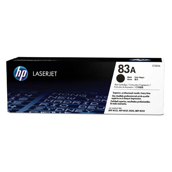 HP originální toner CF283A, black(černá), 1500str., HP 83A