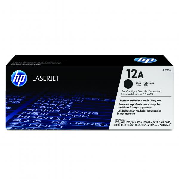 HP originální toner Q2612A, black(černá), 2000str., HP 12A