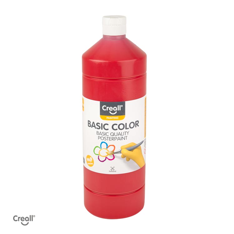 Tempera Creall 1000ml červená základní