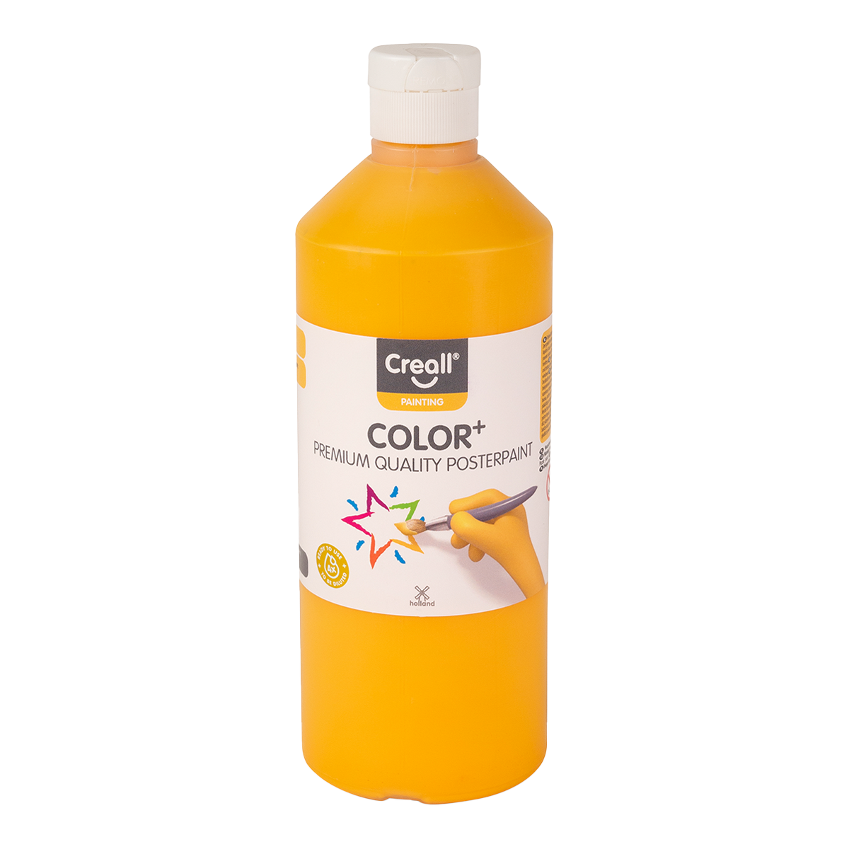 Tempera Creall 500ml žlutá tmavá