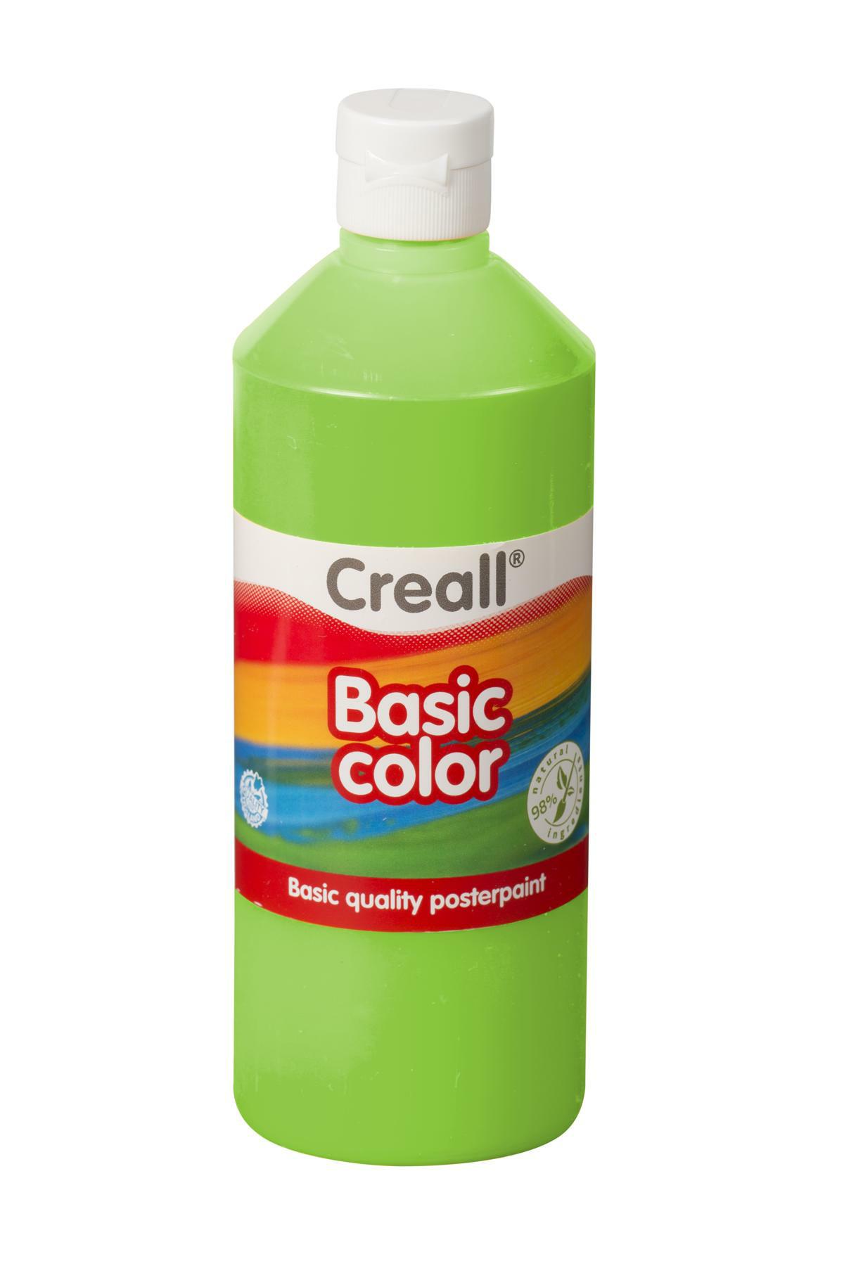 Tempera Creall 500ml zelená světlá