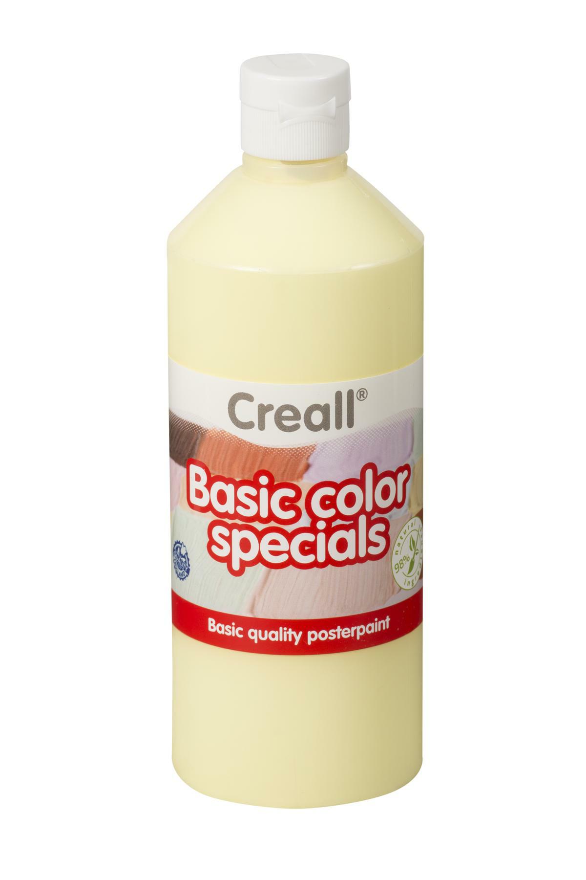 Tempera Creall 500ml žlutá pastelová