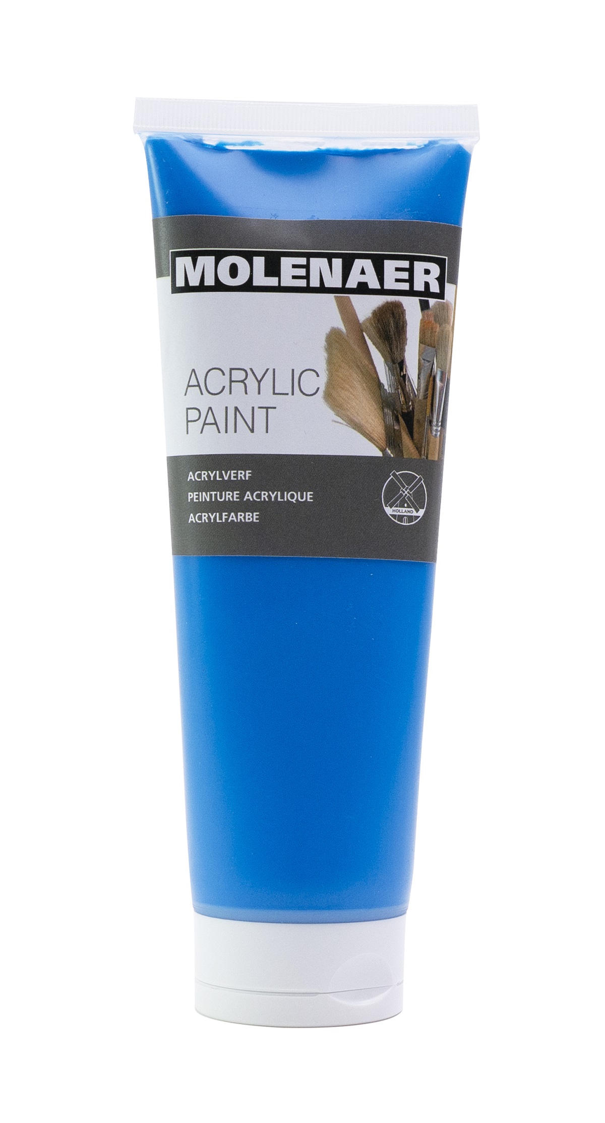 Molenaer akrylová barva, 250 ml, modrá