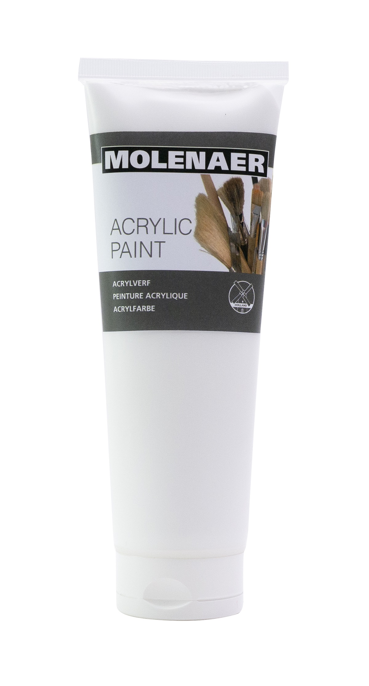 Molenaer akrylová barva, 250 ml, bílá