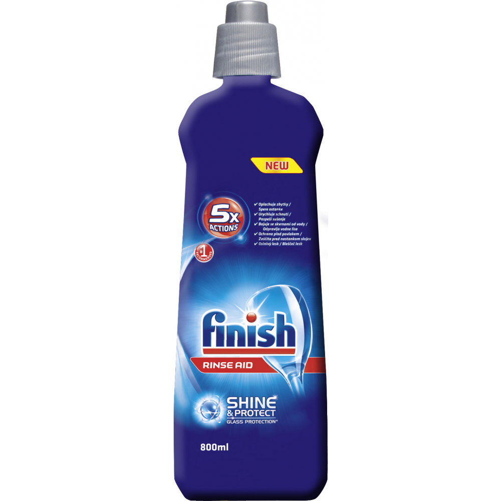 Finish Shine & Dry Regular/Lemon, leštidlo do myčky na nádobí, 800 ml