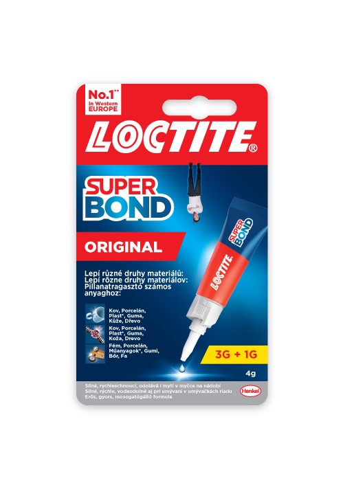 Lepidlo LOCTITE vteřinové Super Bond original 4g