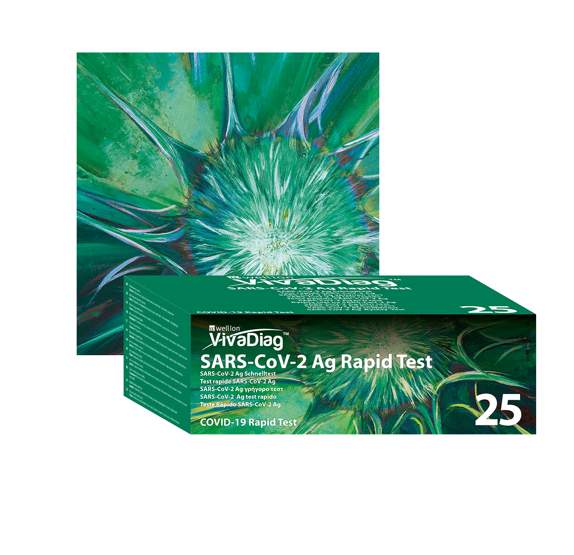 Antigenní test "COVID19 SARS-CoV-2 Ag VivaDiag™" - výtěr z přední části nosu/z krku/ z nosohltanu(jednotlivé)