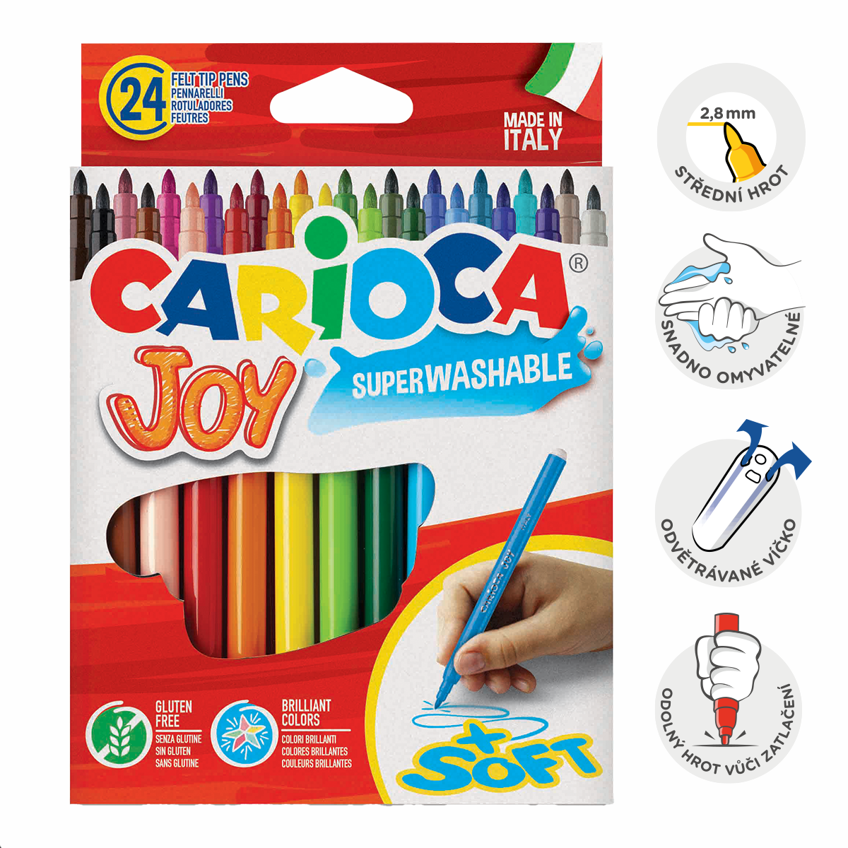 Fixy Carioca Joy, 24 ks