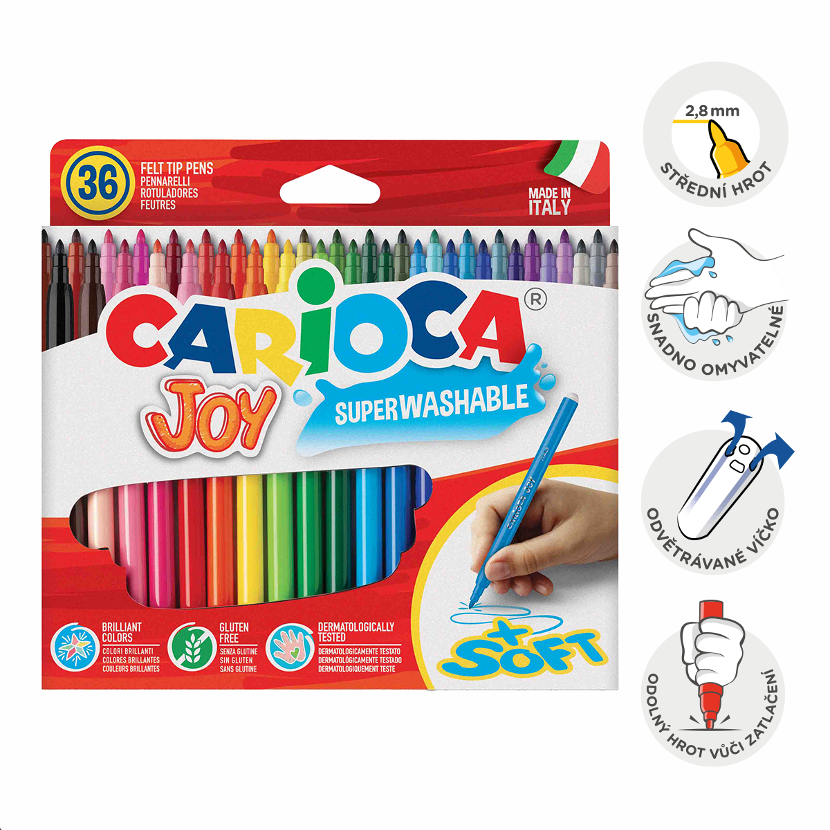 Fixy Carioca Joy, 36 ks