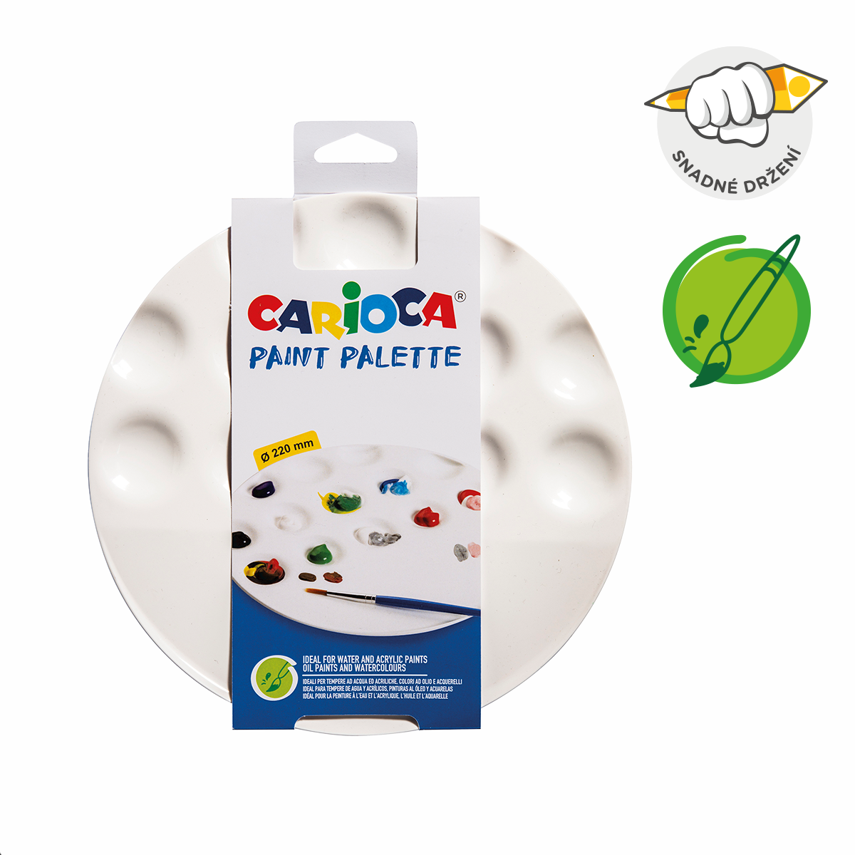 Malířská paleta Carioca, na 13 barev