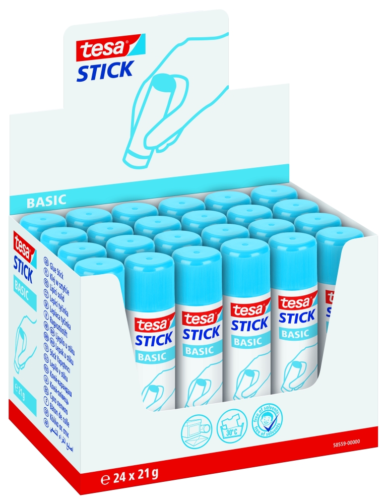 Lepidlo tyčinka TESA Basic 21g